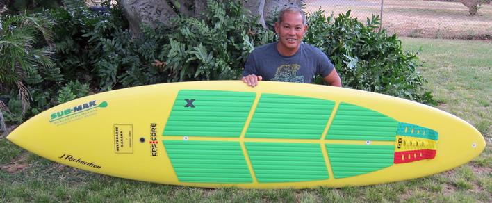 Vernon's new sup gun 9'5"